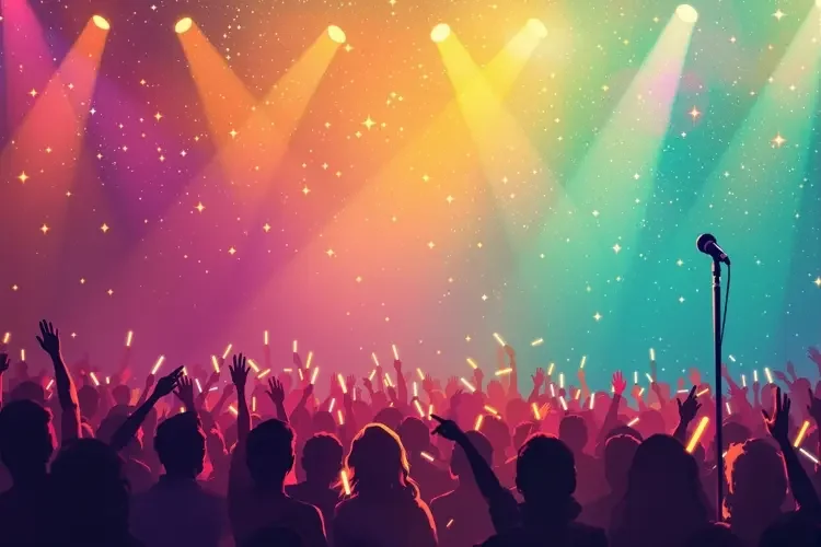 演唱会现场高音破音瞬间，歌手临场反应堪称教科书